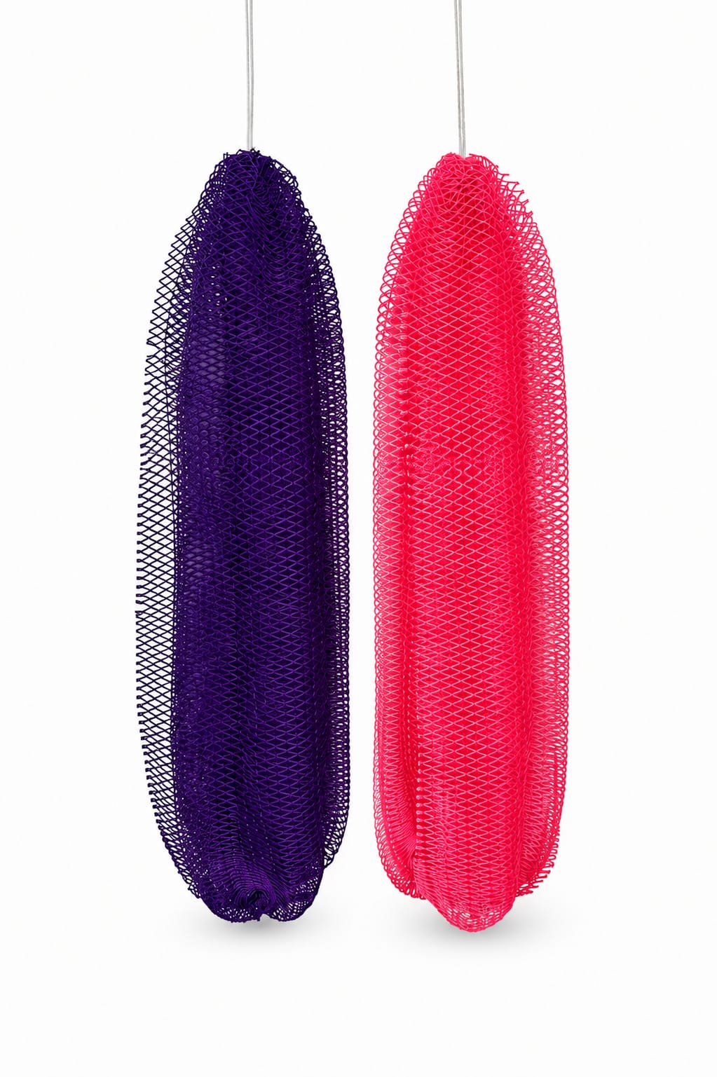 Zadok Naturals Authentic African Net Sponge - Exfoliating Sapo Bath Washcloth, Ethically Sourced, 45" Extra Long Back Scrubber, Hygienic & Quick-Drying Loofah Alternative for Smooth Skin