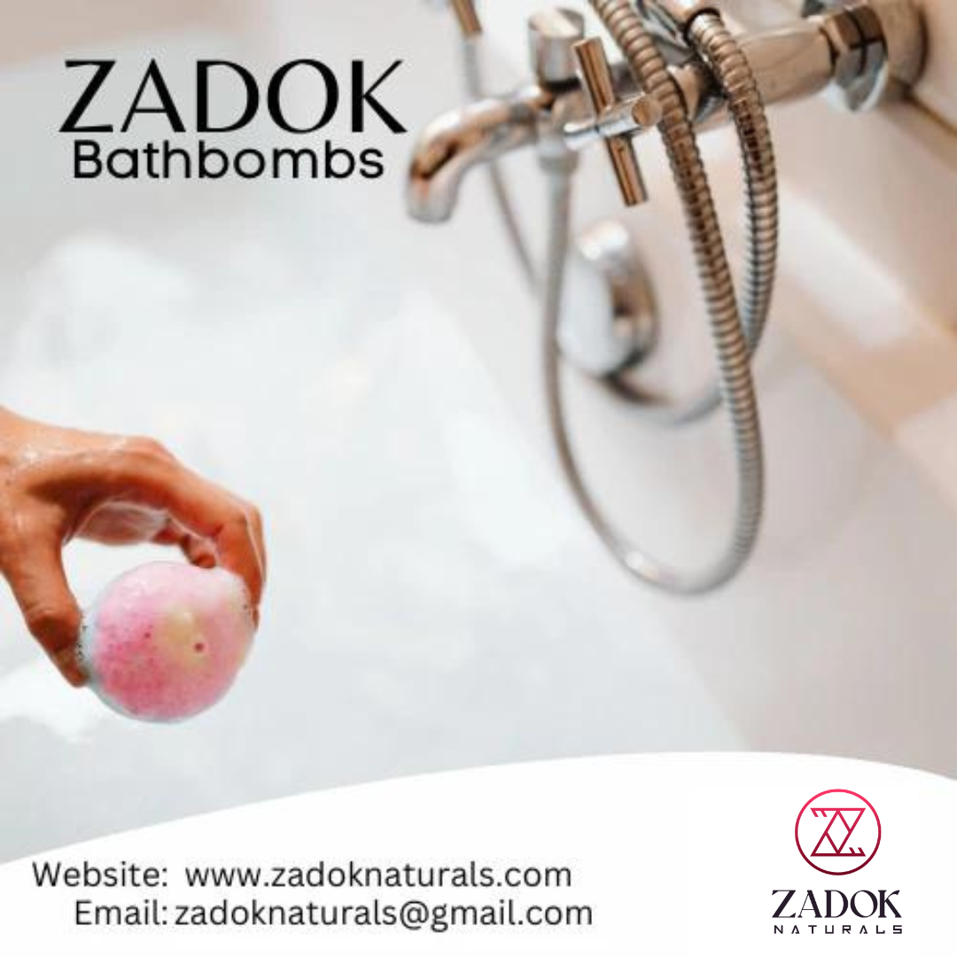 Colorful natural bath bombs arranged neatly, showcasing plant-based ingredients and a spa-like feel.