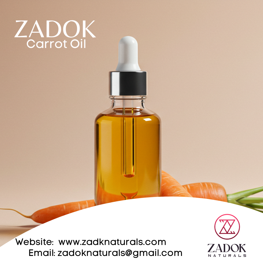 Carrot oil in a sleek bottle mockup, featuring vibrant orange tones and a natural, nourishing aesthetic.