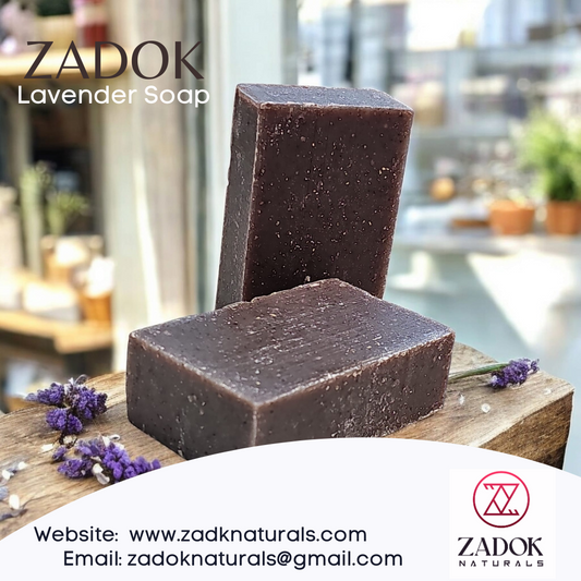 Lavender soap in a bar mockup, featuring soft purple hues and a calming, floral, handcrafted look.